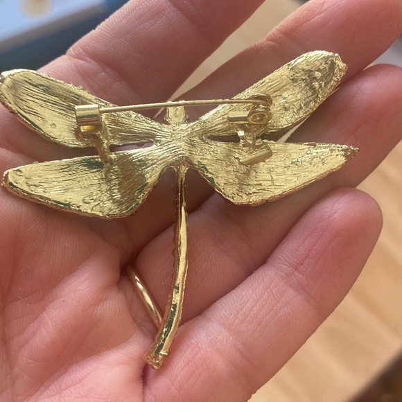 Colorful Dragonfly Brooch - Picture 6 of 7